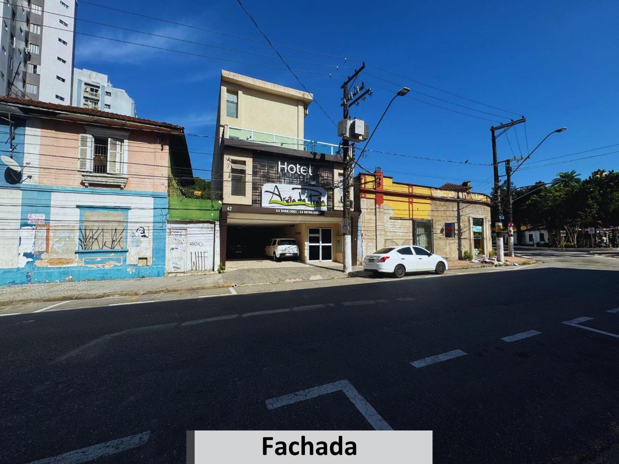 Hotel E Pousada Areia Da Praia São Vicente Kültér fotó